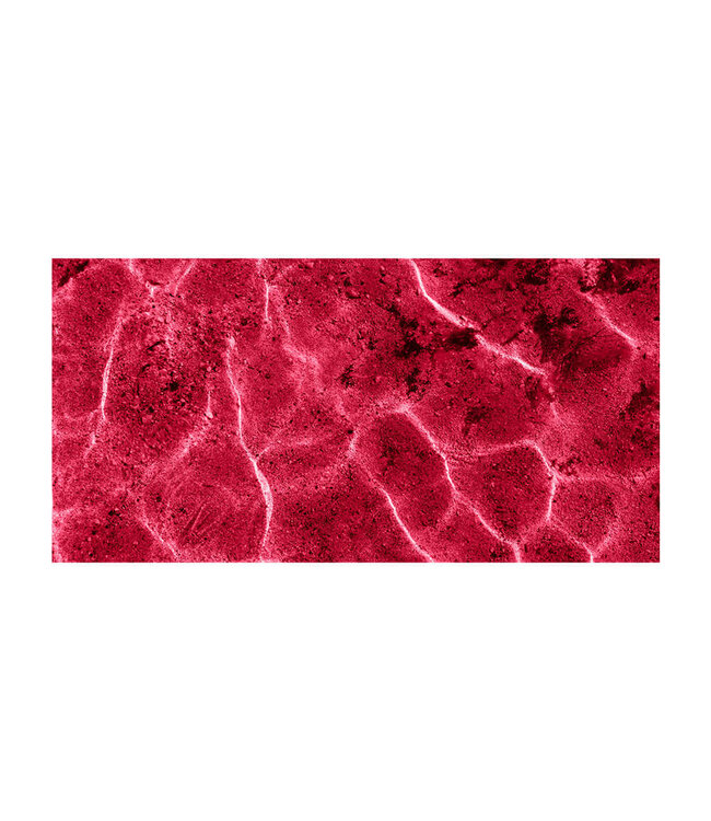 Akustikbild "Sea reflection magenta" - in einem eleganten Aluminiumrahmen