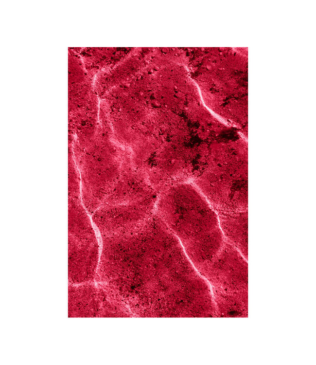 Akustisk bilde "Sea reflection magenta"  - i en elegant aluminiumsramme