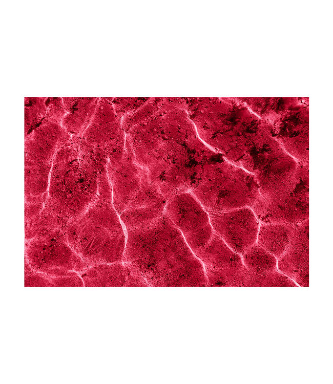 Akustikbild "Sea reflection magenta" - in einem eleganten Aluminiumrahmen