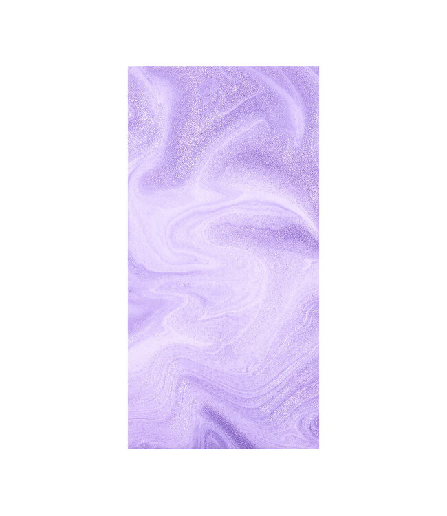 Akustikbild "Shiny violet" - in einem eleganten Aluminiumrahmen