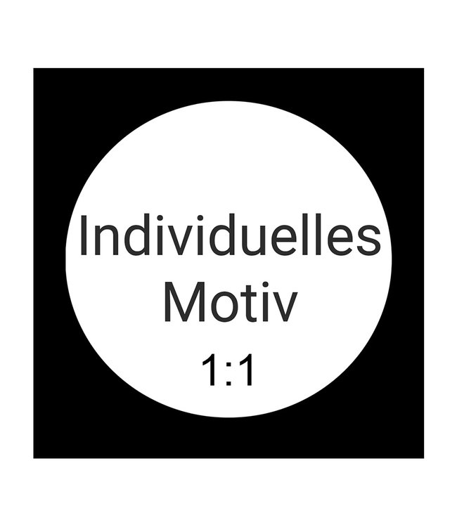 Acoustic image - with your own motif - in an elegant aluminum frame