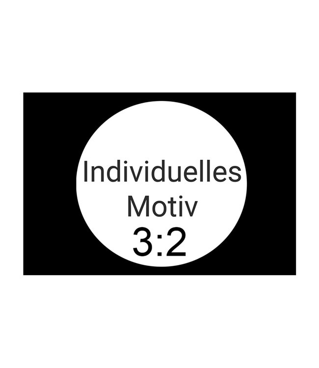 Acoustic image - with your own motif - in an elegant aluminum frame