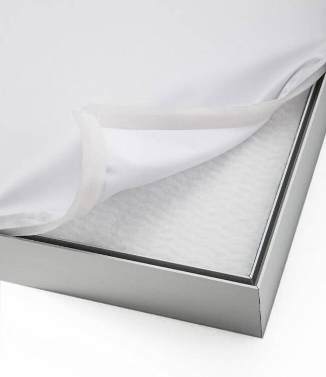 Acoustic picture "Flower wall"- in an elegant aluminum frame