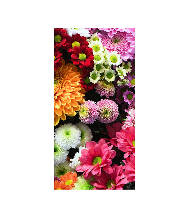 Acoustic picture "Flower wall"- in an elegant aluminum frame