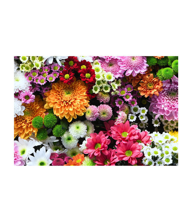 Akustisk bilde "Flower wall" i en elegant aluminiumsramme