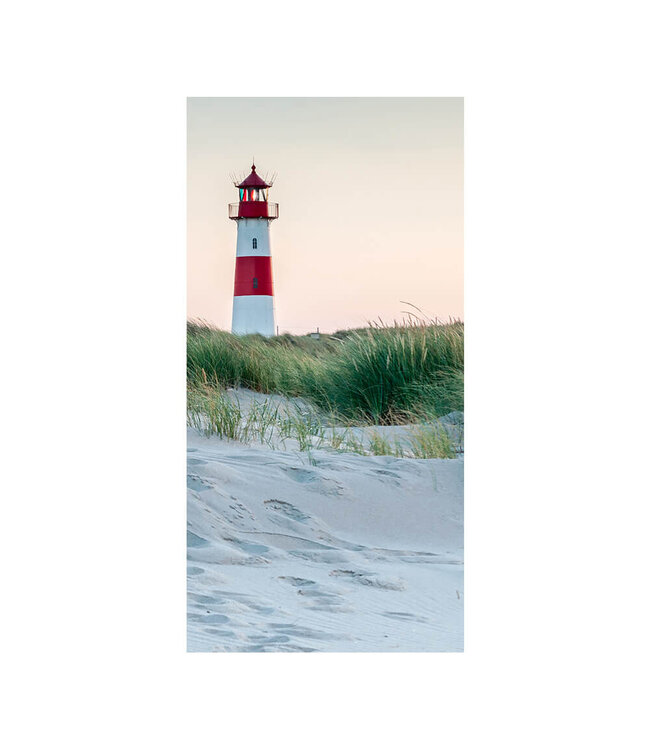 Acoustic picture "Lighthouse"- in an elegant aluminum frame