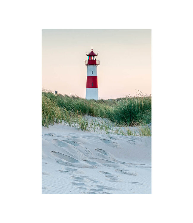 Acoustic picture "Lighthouse"- in an elegant aluminum frame