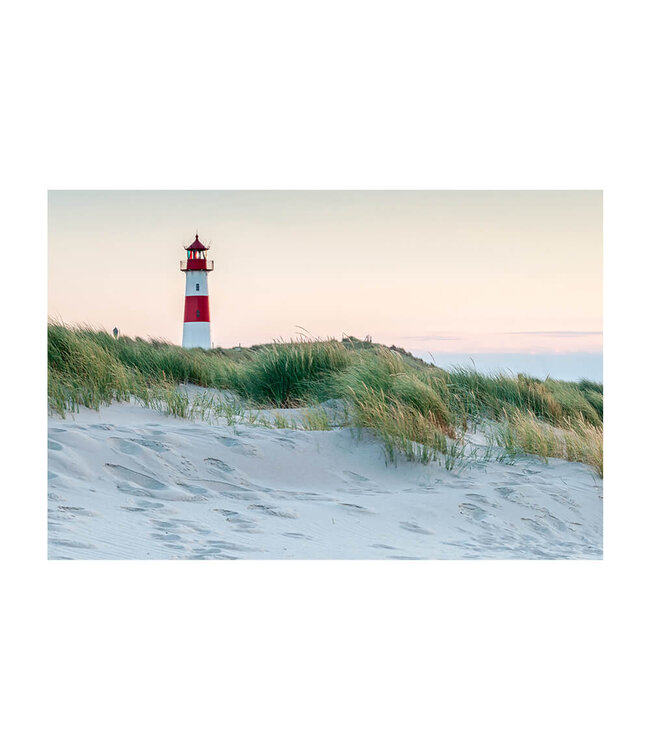Acoustic picture "Lighthouse"- in an elegant aluminum frame