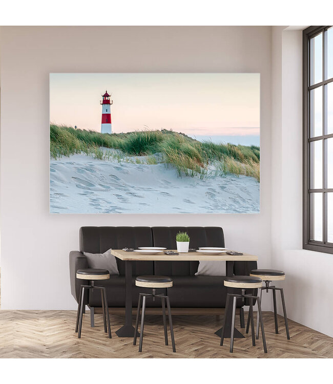 Acoustic picture "Lighthouse"- in an elegant aluminum frame