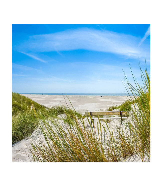 Akustikbild "North Sea" - in einem eleganten Aluminiumrahmen