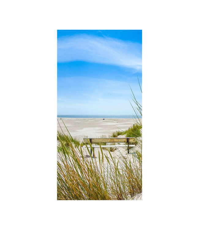 Akustikbild "North Sea" - in einem eleganten Aluminiumrahmen