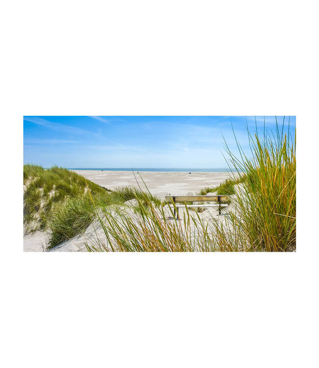 Akustikbild "North Sea" - in einem eleganten Aluminiumrahmen