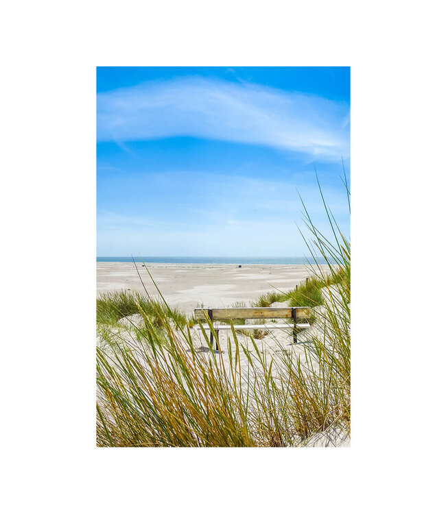 Akustisk bilde "North Sea" i en elegant aluminiumsramme