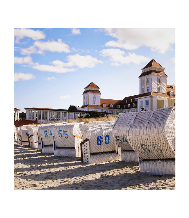 Akustikbild "Binz" - in einem eleganten Aluminiumrahmen