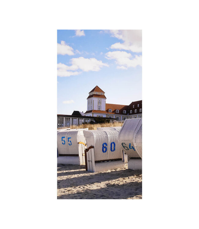 Acoustic picture "Binz"- in an elegant aluminum frame