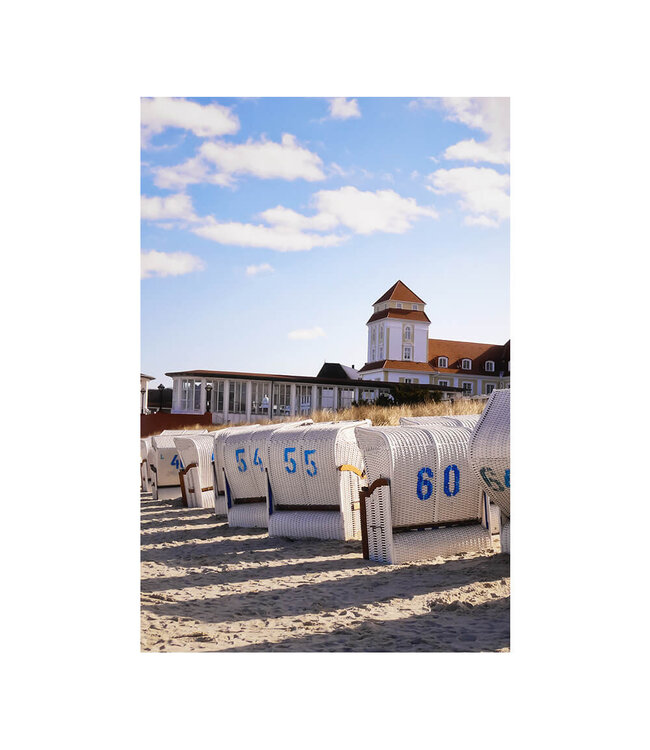 Akustisk bilde "Binz" i en elegant aluminiumsramme