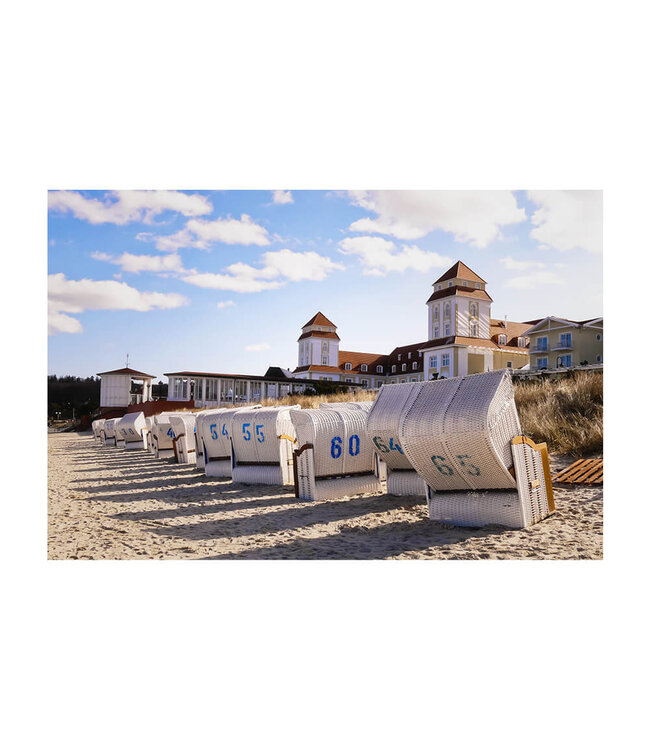 Akustikbild "Binz" - in einem eleganten Aluminiumrahmen