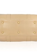 Merikh Merïkh - lederen draagtas beige  S