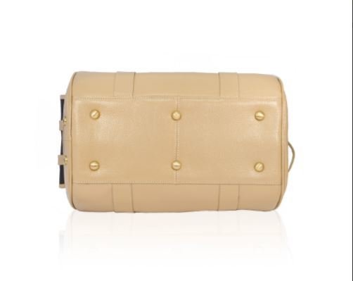 Merikh Merïkh - lederen draagtas beige  S