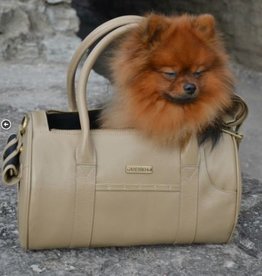 Merikh Merïkh - lederen draagtas beige  S
