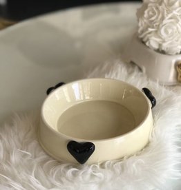 QuattroZampe QuattroZampe - Ceramic Bowl Valentino cream