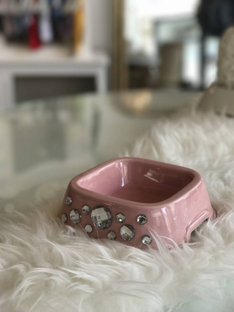QuattroZampe QuattroZampe - keramisch eetbakje  roze