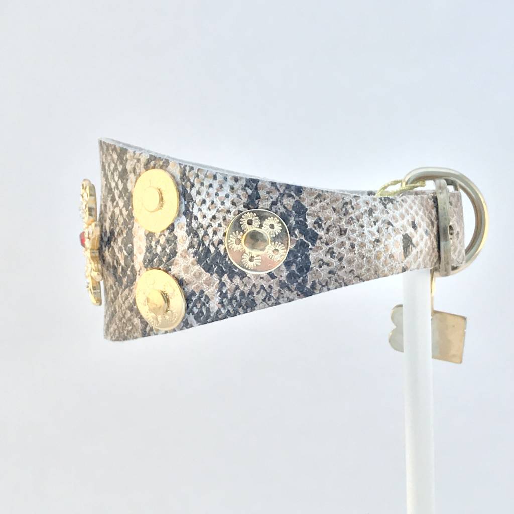 Barcelona dogs Barcelona Dogs - halsband Rubin Star snake M