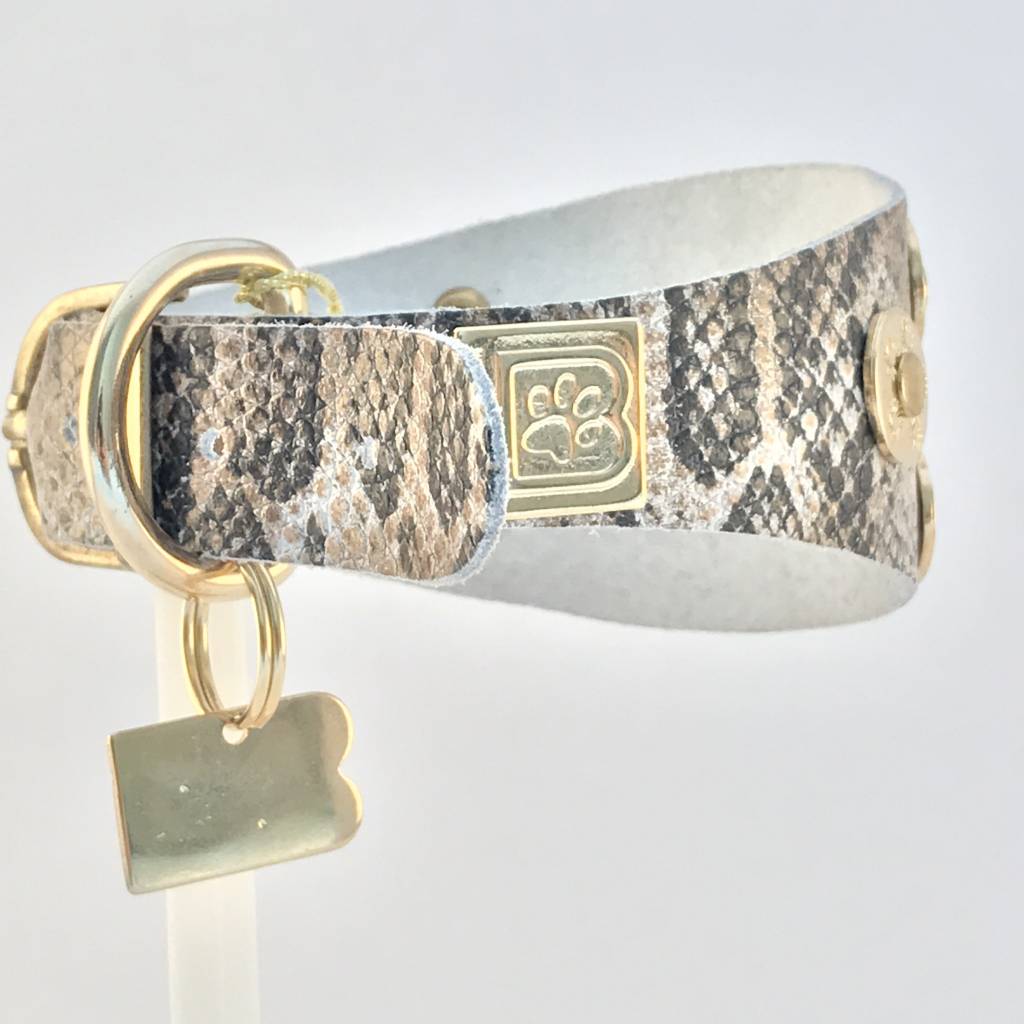 Barcelona dogs Barcelona Dogs - halsband Rubin Star snake M