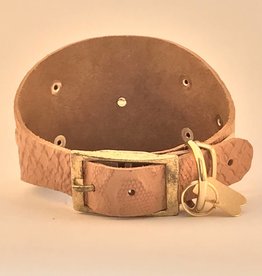Barcelona dogs Barcelona Dogs - halsband Rubin Star Beige L sighthound