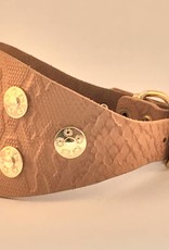 Barcelona dogs Barcelona Dogs - halsband Rubin Star Beige L sighthound