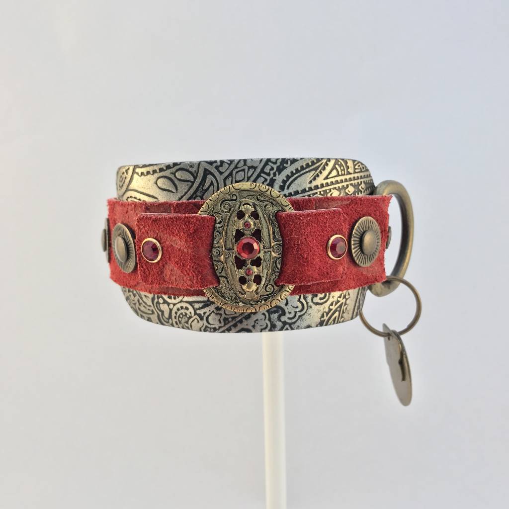 Barcelona dogs Barcelona Dogs - halsband Vintage XS double