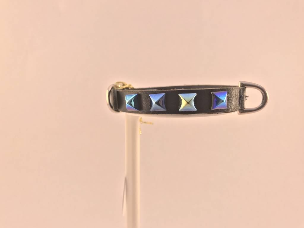 Dog Vip Star Dog Vip Star - halsband blauw Blue Pads (25cm)
