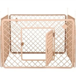 Puppyren 4 panelen beige (90x90x60 cm)