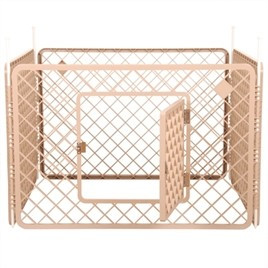 Puppyren 4 panelen beige (90x90x60 cm)
