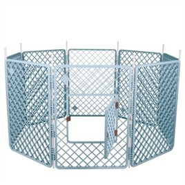 Puppyren 8 panelen blauw (160x86cm)
