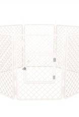 Puppyren 8 panelen wit (160x86cm)