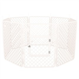 Puppyren 8 panelen wit (160x86cm)