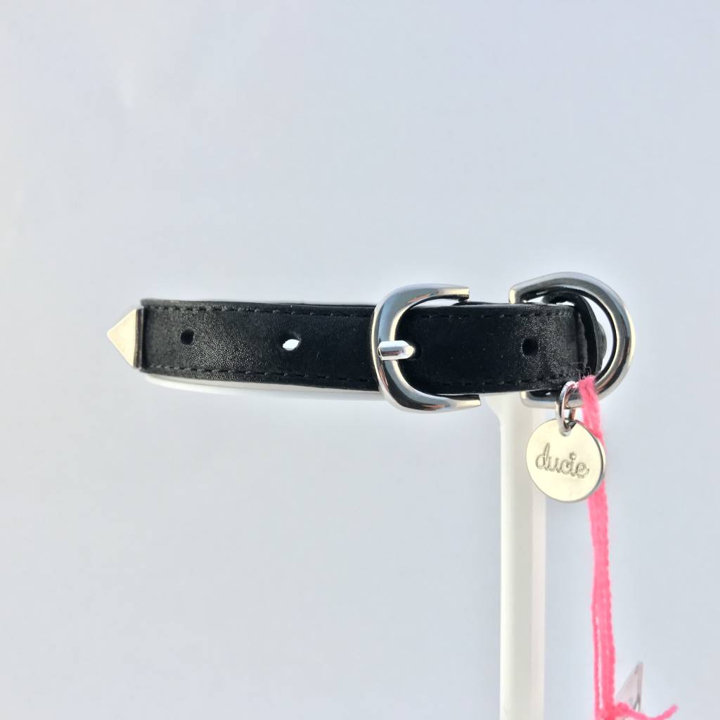Ducie Pyramid Studs Collar Zwart M