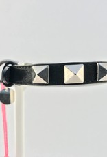 Ducie Pyramid Studs Collar Zwart M