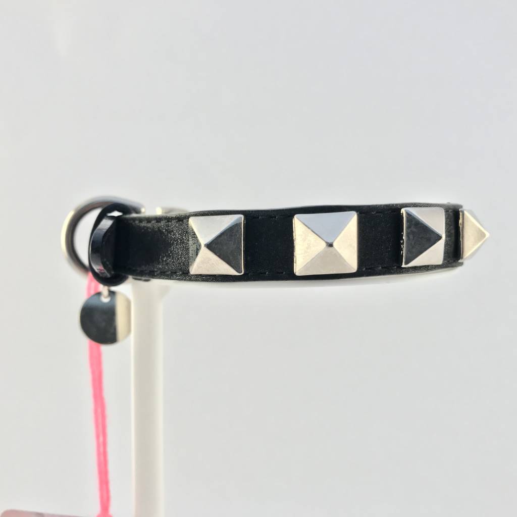 Ducie Pyramid Studs Collar Zwart M