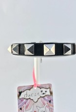 Ducie Pyramid Studs Collar Zwart M