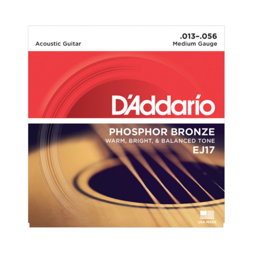 D'addario D'addario EJ17 Phosphor Bronze Strings Medium (13-56)