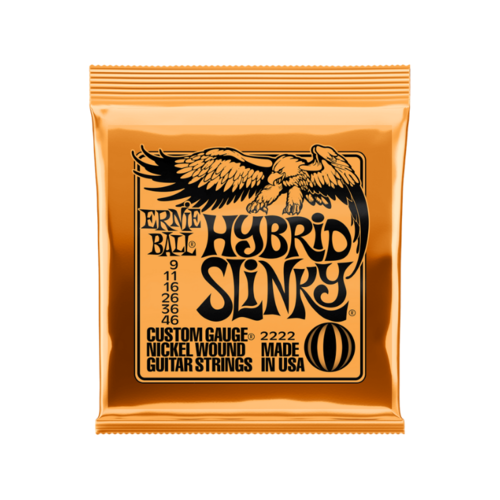Ernie Ball Ernie Ball Hybrid Slinky 9-46 Nickel Wound String Set Ernie Ball Ernie Ball Hybrid Slinky 9-46 Nickel Wound String Set