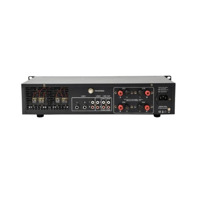 Adastra A4 Dual Stereo Amplifier 4 x 200w