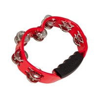 Tycoon Percussion TBH-RBS Hand Held Tambourine Red