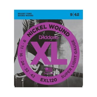 D'addario D'Addario EXL120 Electric Guitar Strings (9-42)