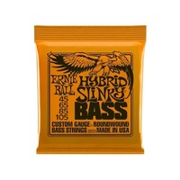 Ernie Ball Hybrid Slinky Bass Guitar Strings (45-105)