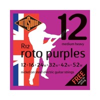 Rotosound R12 Nickel Electric Guitar Strings, Medium Heavy (12-52)