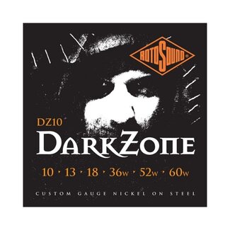 Rotosound Rotosound DZ10 Dark Zone Nickel Wound Electric Guitar Strings (10-60)