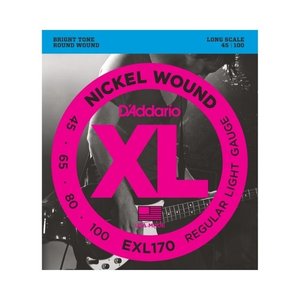 D'addario D'Addario EXL170 Nickel Wound Bass Strings (45-100)